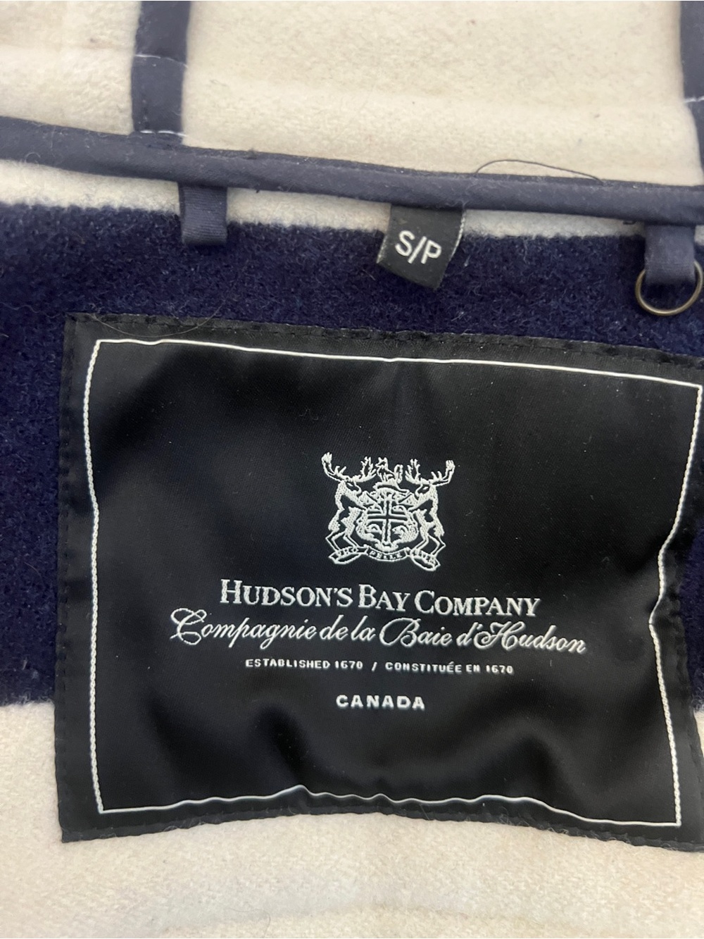 Hudson’s Bay Company x Pendleton wool duffel coat size:small - Picture 5 of 6